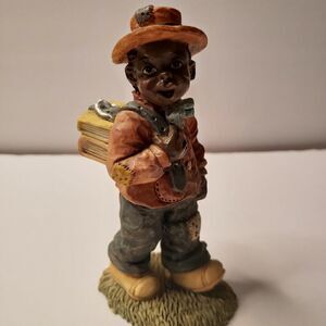 African American School Boy